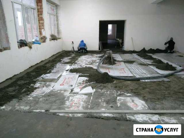 Стяжка пола за один день. За качество отвечаем Кизилюрт - изображение 1