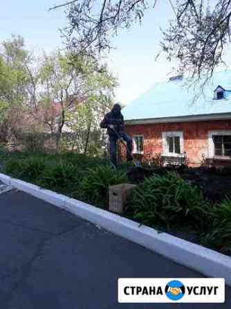 Уборка территории, копка огородов Хабаровск