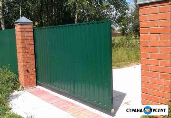Откатные и распашные ворота, заборы Новокузнецк