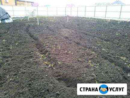 Вспашка земли Рыбинск