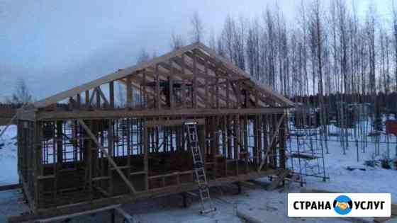 Строительство каркасных домов и бань Санкт-Петербург