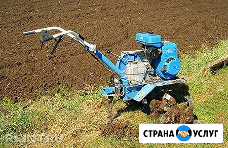 Вспашка, перекопка земли мотоблоком Маркс - изображение 1