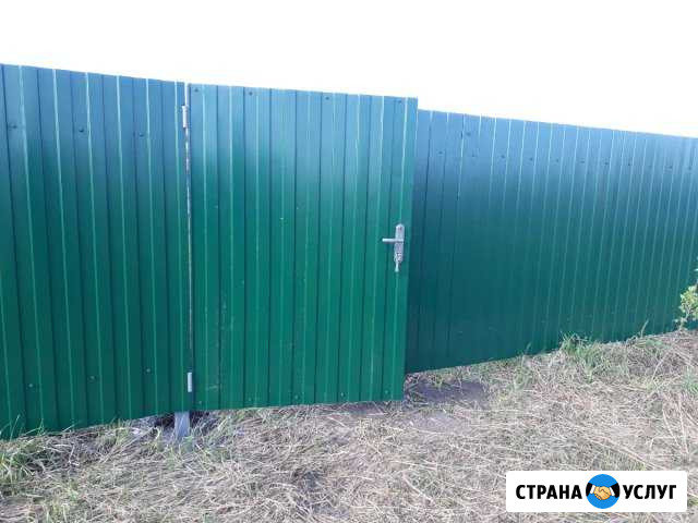 Установка заборов Лебяжье - изображение 1
