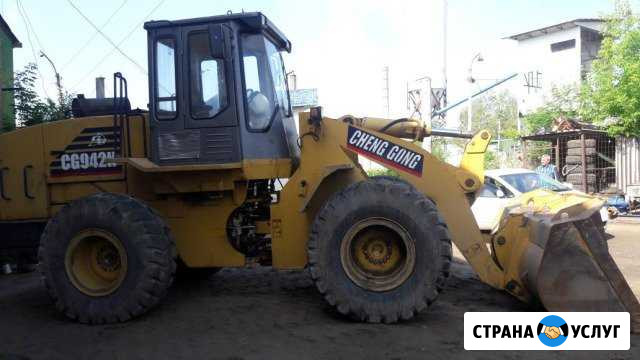 Услуги фронтального погрузчика ковш м3 Красноярск - изображение 1