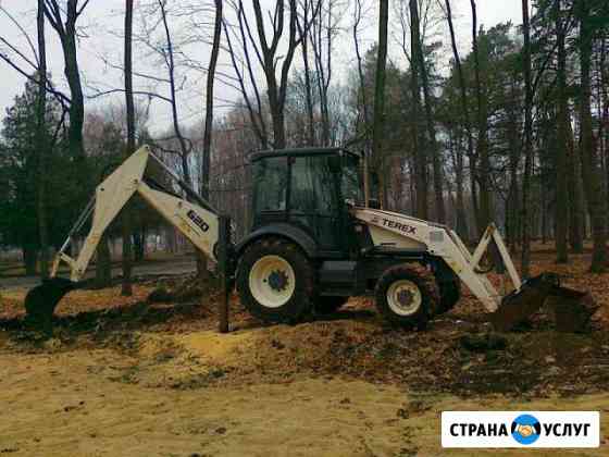 Услуги экскаватора-погрузчика Нижнекамск