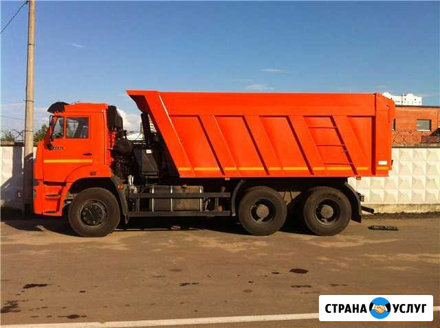 Доставка песок щебень земля камаз 20м Бугры - изображение 1