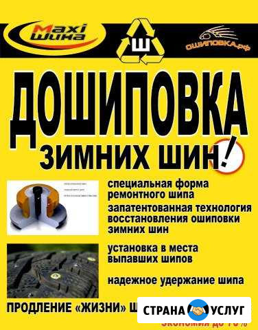 Дошиповка зимних шин Киселевск - изображение 1