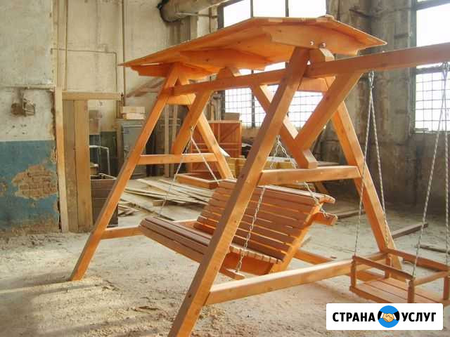 Качели садовые деревянные Курган - изображение 1