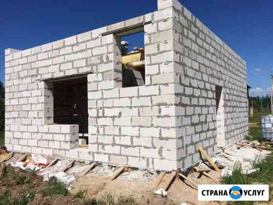 Построим дом из газобетона, двойного бруса, каркас Великий Новгород
