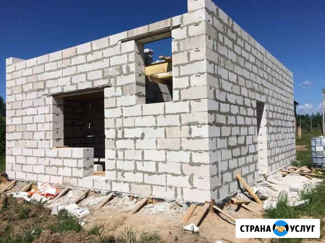 Построим дом из газобетона, двойного бруса, каркас Великий Новгород - изображение 1