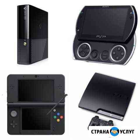 Ремонт игровых приставок PS2, PS3, PS4, xbox 360 Иркутск