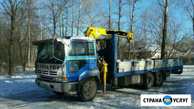 Грузовик 12т с краном манипулятором 4т эвакуатор с Хабаровск - изображение 1
