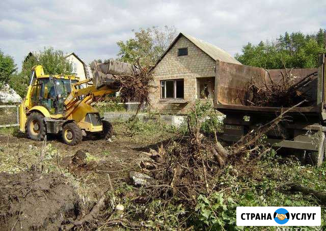 Демонтаж,Уборка участка,Валка деревьев Скопин - изображение 1