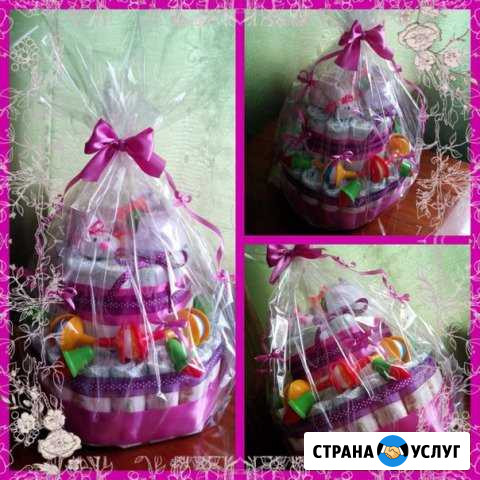 Торты из памперсов Новоуральск - изображение 1
