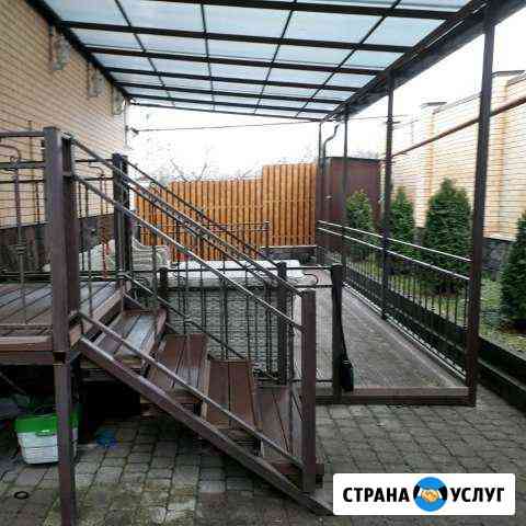 Навесы заборы из профлиста, поликорбоната металлок Ростов-на-Дону