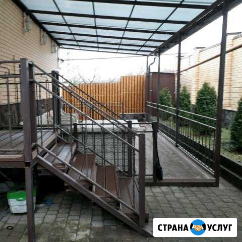 Навесы заборы из профлиста, поликорбоната металлок Ростов-на-Дону - изображение 1