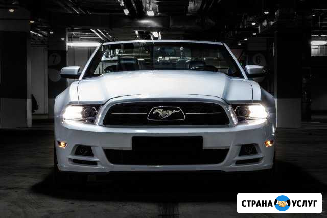 Аренда белого кабриолета Ford Mustang Москва - изображение 1