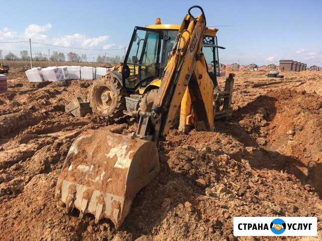 Экскаватор погрузчик JCB в д.Крутая Ждановский - изображение 1