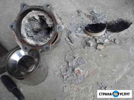 Ремонт глушителя катализатора гофры уст. обманок Самара