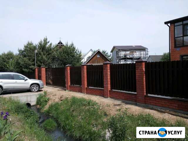 Установка заборов,калиток,откатных ворот Торжок - изображение 1