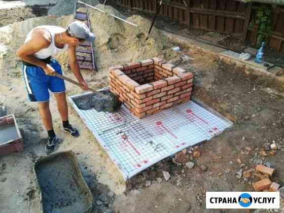 Строительные работы, фундамент, кладка,вагонка Славгород