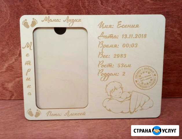 Метрика фото рамка Великий Новгород - изображение 1
