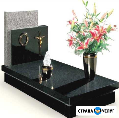 Памятники из карельских гранитов габбро, слэбы Кондопога - изображение 1