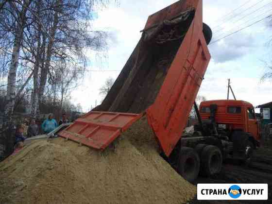Доставка песка,щебня,чернозема,глины,вывоз мусора Тамбов