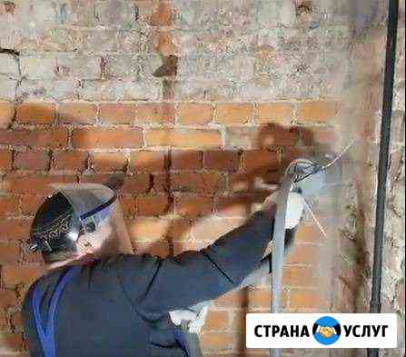 Реставрация, пескоструйная очистка кирпича, камня Санкт-Петербург