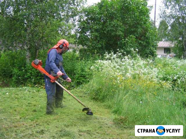 Покос травы расчистка участка Смоленская - изображение 1