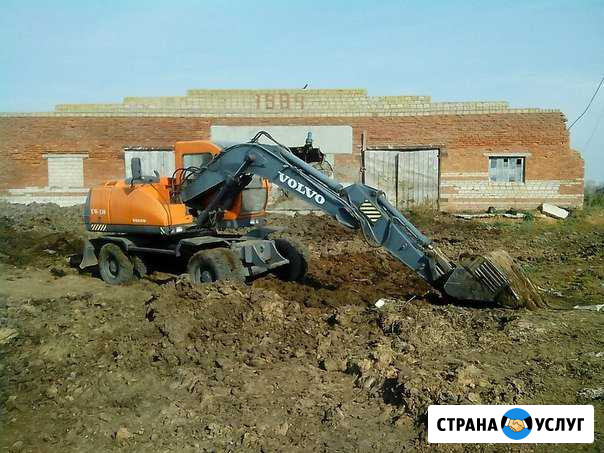 Услуги колесного экскаватора Вольво (Песок, пгс) Нефтекамск - изображение 1