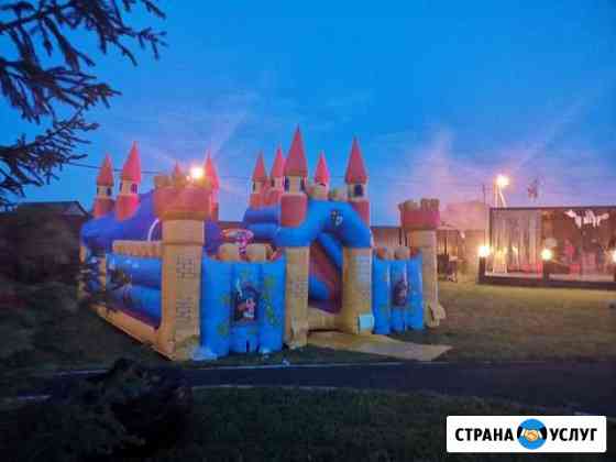 Батут Детский батутный комплекс замок кот в сапох Москва
