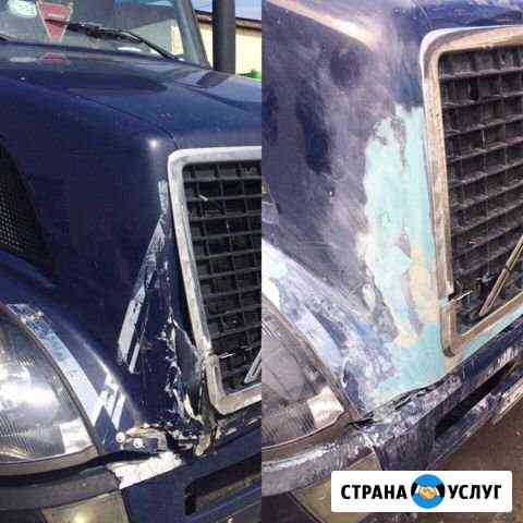 Восстановление грузовых капотов Тюмень