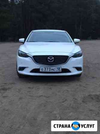 Белая Mazda Мазда 6 New 2017 гв с водителем Ижевск