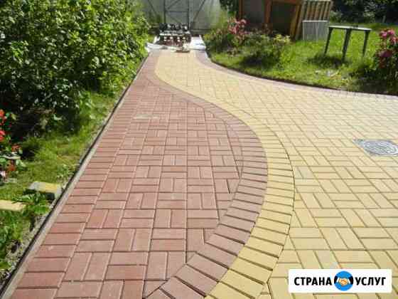 Укладка тротуарной плитки,брусчатки Аксай