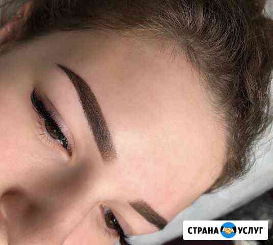 Перманентный макияж бровей, губ, век Москва