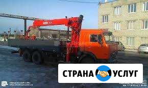 Кран-манипулятор 6т услуги грузоперевозки Белгород - изображение 1