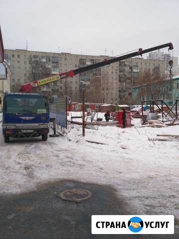 Самогруз-манипулятор. 5т Новосибирск - изображение 1