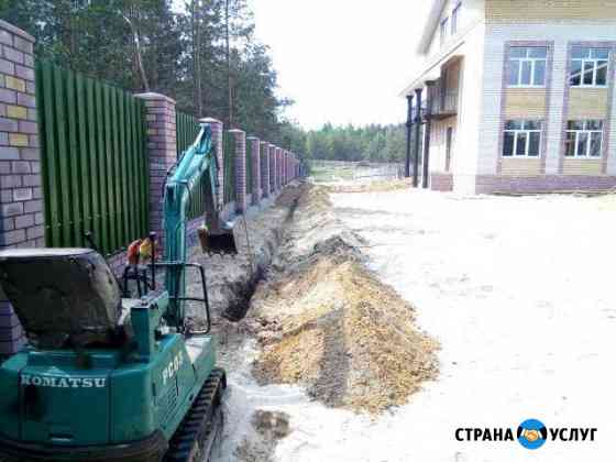 Земляные работы мини экскаватор,траншеи,ямы,миниэ Нижний Новгород