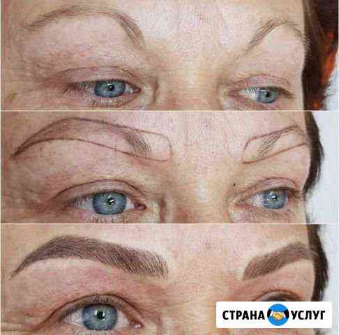 Микроблейдинг / Аппаратный татуаж (брови, стрелки Москва