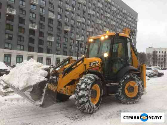 Аренда экскаватора погрузчика JCB с гидромолотом Химки