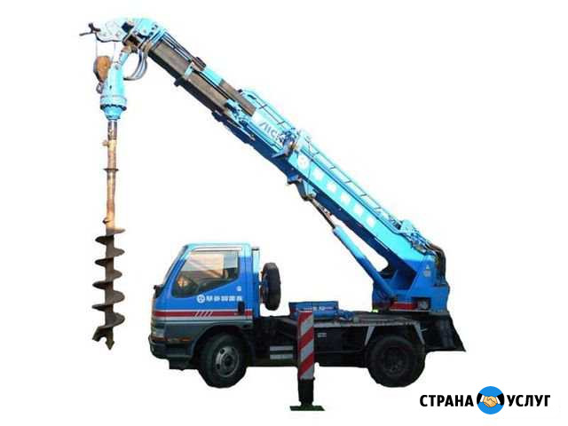 Установка столбов под ключ Услуги ямобура Мытищи - изображение 1