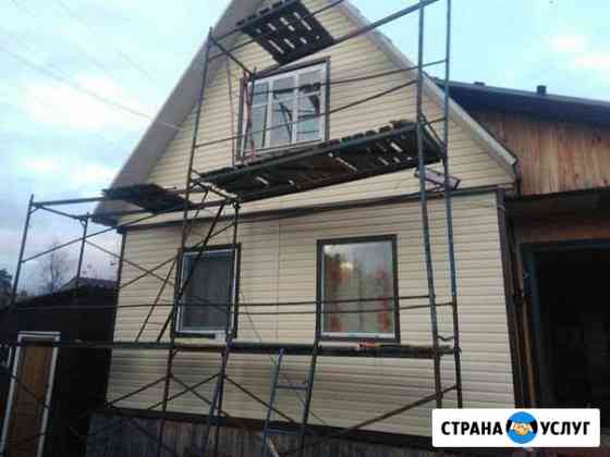Сайдинг, Подъем домов и бань Архангельск