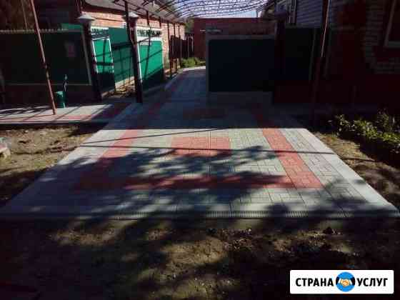 Укладка тротуарной плитки Ипатово