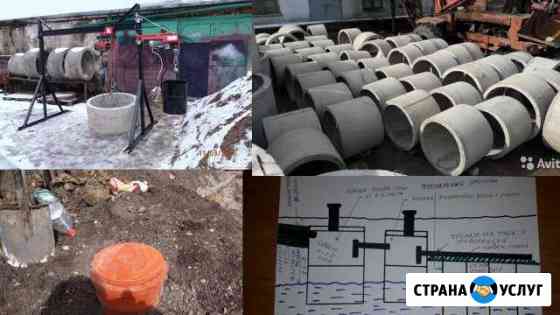 Колодцы Шамбо Септики Дренажные тоннели Октябрьский
