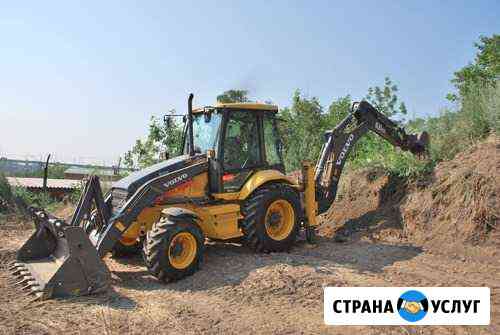 Услуги экскаватора-погрузчика, гидромолот Дзержинск