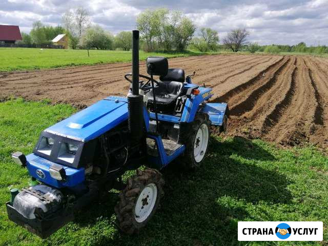 Вспашу землю фрезой и плугом Струнино - изображение 1