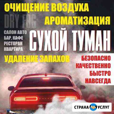 Сухой туман, удаление неприятных запахов в машинах Королев