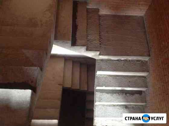 Лестницы бетонные Стяжка Ремонт помещений Самара