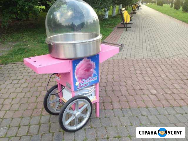 Аппарат для Сладкой Ваты(сахарная) попкорна аренда Москва - изображение 1